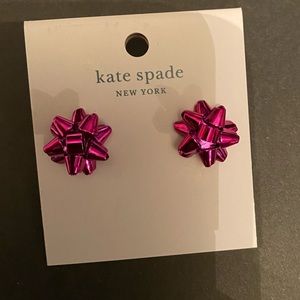 Kate Spade Pink Bow earrings